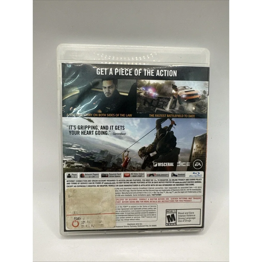 Battlefield Hardline (Sony PlayStation 3, 2015)